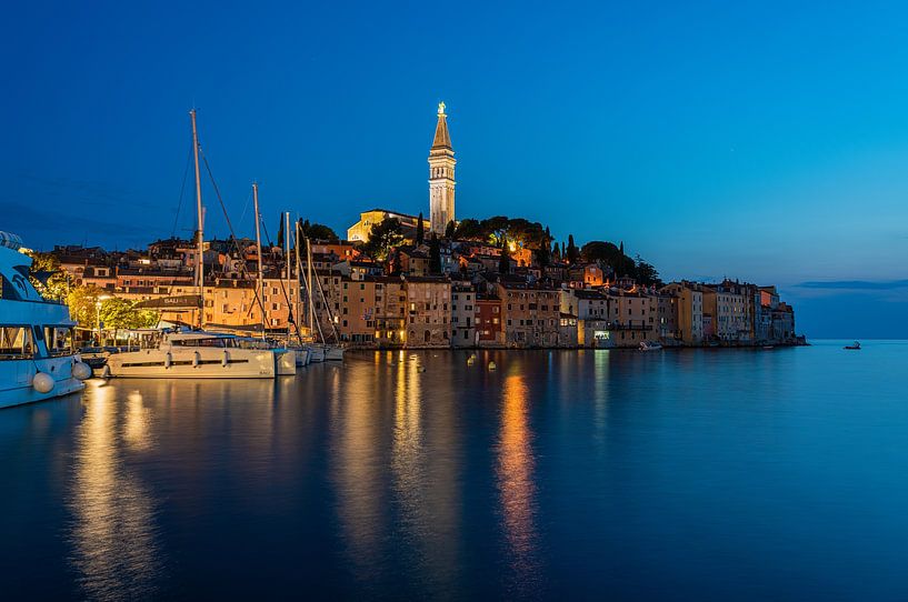 The blue hour in Rovinj, Istria, Croatia by Jeroen de Jongh Photography