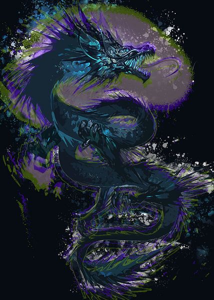 Chinesischer Glücksdrache von Rizal Azhari