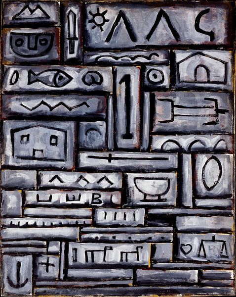 Joaquín Torres-García, structure grise par Atelier Liesjes