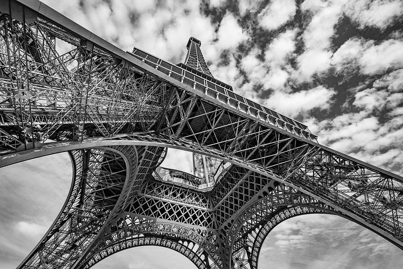 Tour Eiffel en noir et blanc par Ronne Vinkx