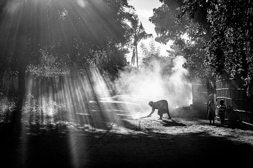 African dusty road by Ellis Peeters