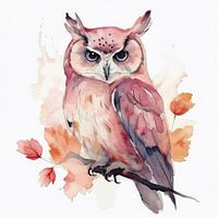 Owl in Autumn colours