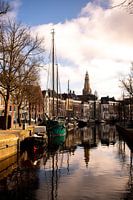 Hoge Der A in Groningen Stehend