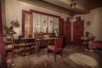 chambre chinoise dans une maison abandonnée