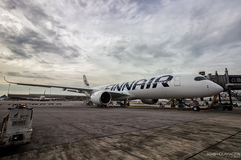 Finnair A350 in Bangkok von hugo veldmeijer