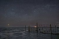 Sternenhimmel über dem friesischen Wattenmeer