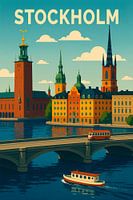 Stockholm Travel Art