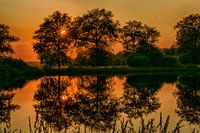 Coucher de soleil sur le Dwingeldereld