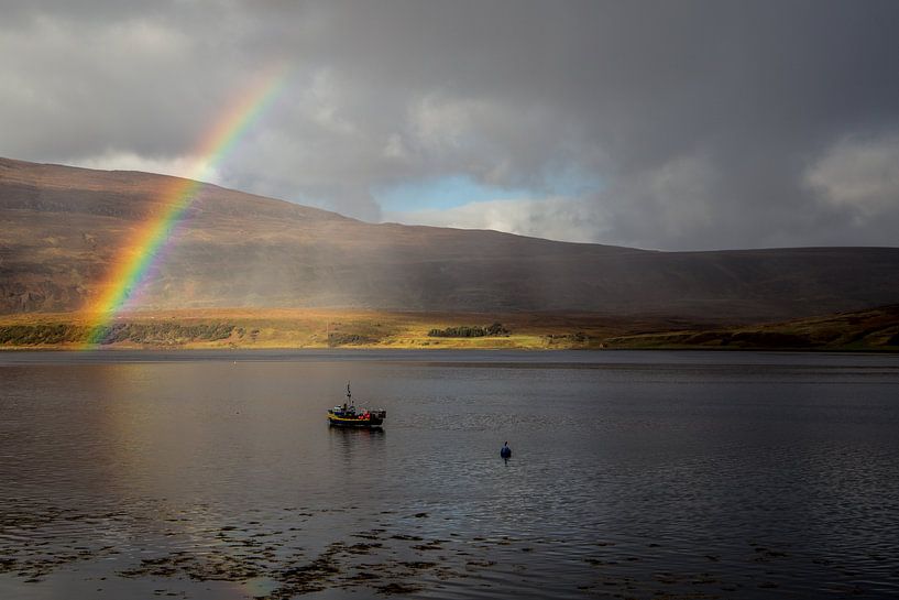 Arc en ciel en Écosse par Hans Moerkens