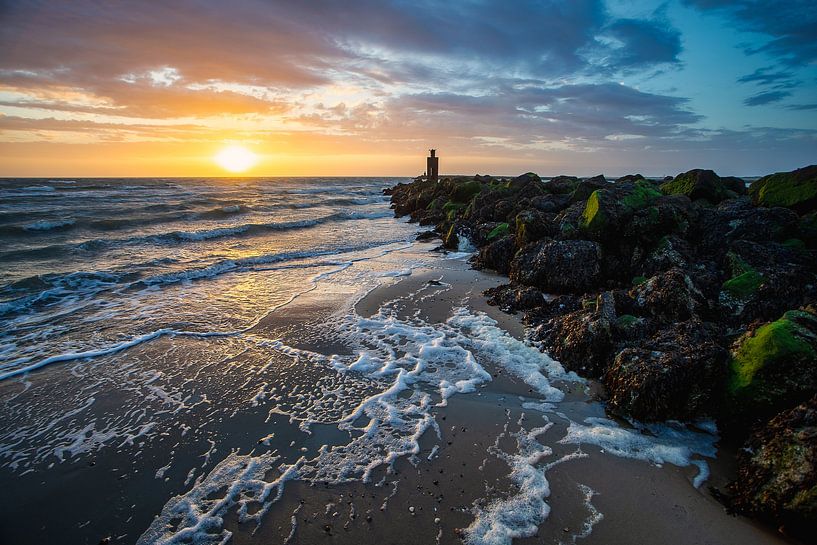 La plage de Brouwersdam par Björn van den Berg