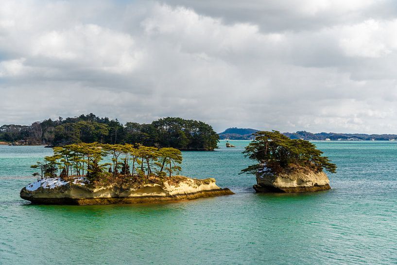 Îlots dans la baie de Matsushima par Mickéle Godderis