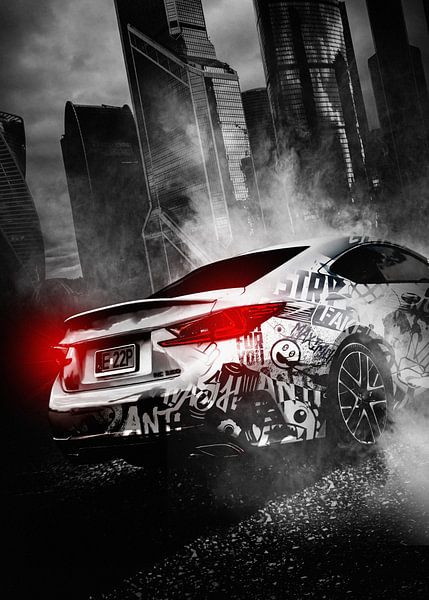 Lexus Graffiti von John Dan