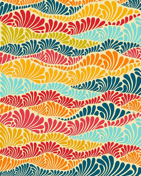 Leafy Mosaic by Kintsugi99 