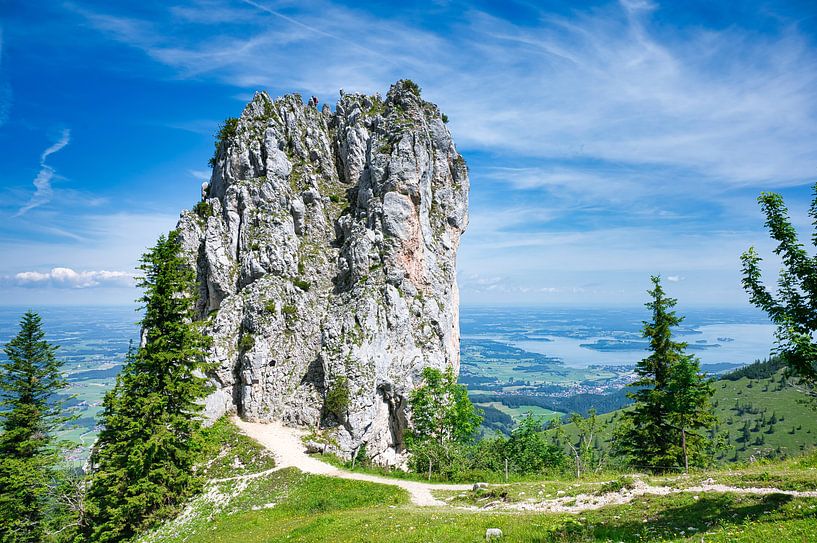 Kletterfelsen auf der Kampenwand von C. Nass