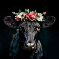 Grazie in Schwarz: Ein Florales Meisterstück