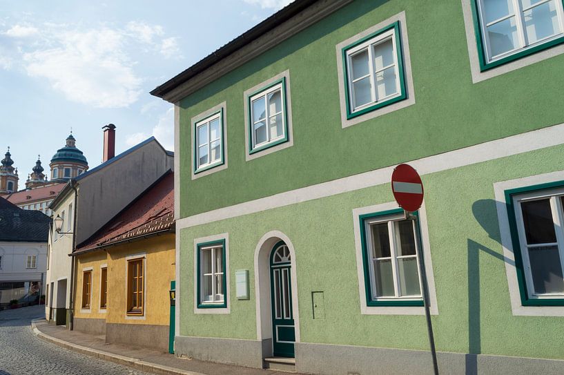 Eine Straße in Melk, Österreich von Robrecht Kruft