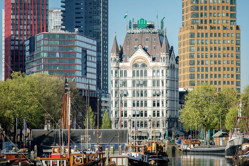 Le Haringvliet, la Maison Blanche et le Wijhavenkwartier à Rotterdam par Mark De Rooij