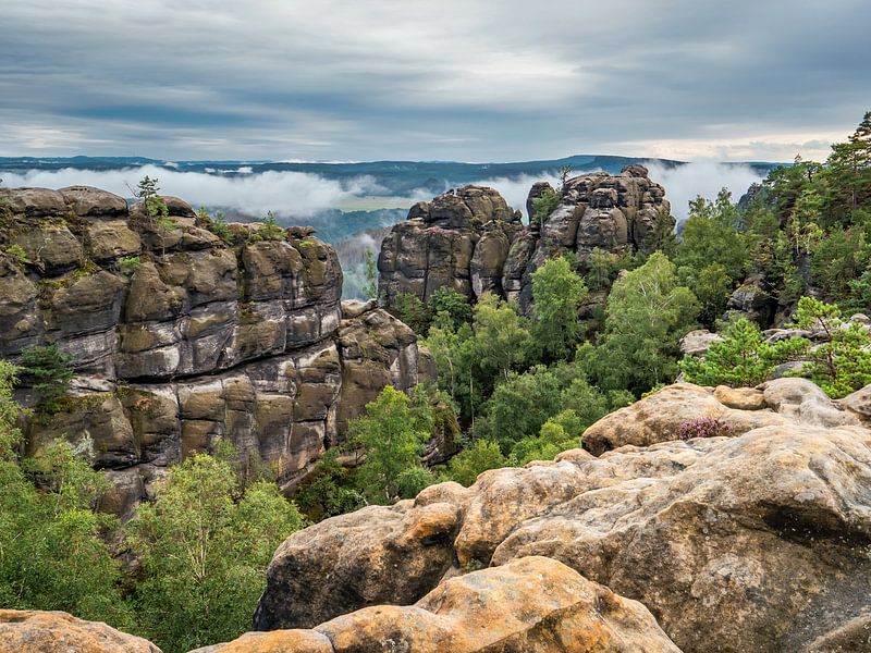 Reitsteig, Sächsische Schweiz - Neue Wenzelwand und Fluchtwand von Pixelwerk