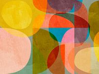 Geometrie, organische Formen, fröhlich, sommerlich