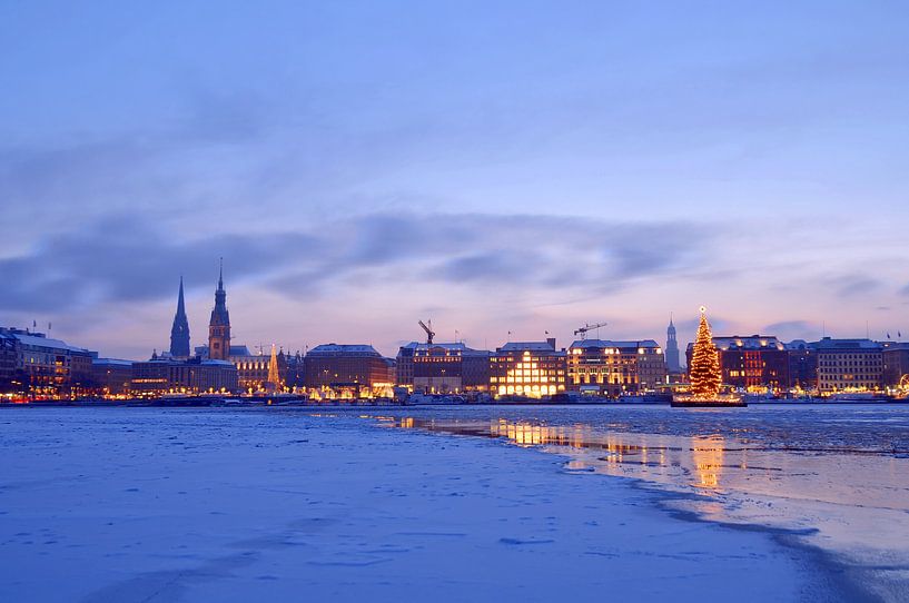 Weihnachtliche Alster von Borg Enders