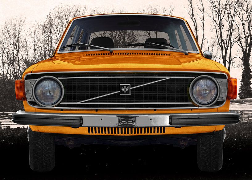 Volvo 144 in antique yellow by aRi F. Huber