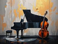 Piano and cello - Vintage