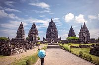Le temple de Prambanan à Java, en Indonésie. Le plus grand temple hindou d'Indonésie.