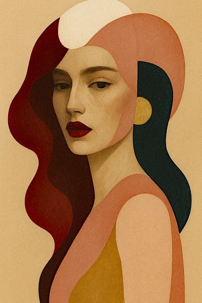 Portrait Contour of Silk by Moonheart Artworks