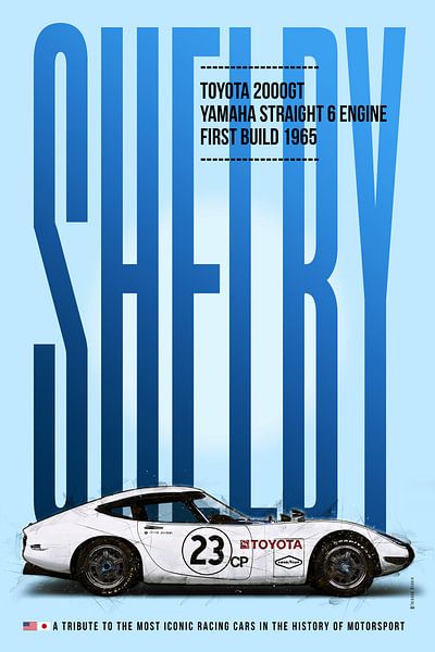 Shelby Toyota 2000GT Tribute von Theodor Decker