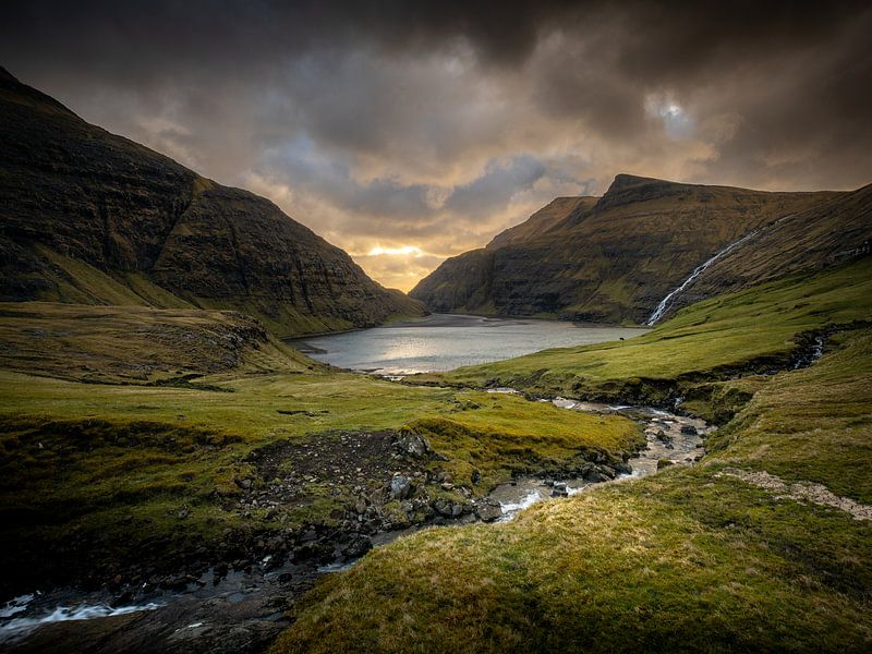 Sunset in Saksun by Nando Harmsen