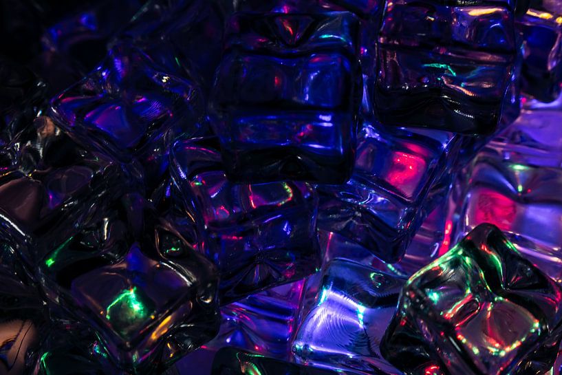 Farblicht im Eis von Mixed media vector arts