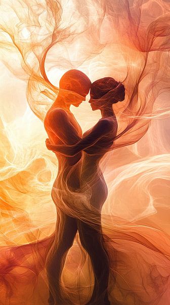 Flowing figures by Peter Balan