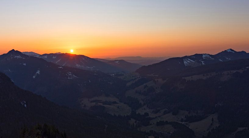 Sunset in the Allgäu by Andreas Föll