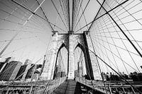 Pont de Brooklyn New York City (Noir Blanc)