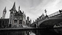 Gent, black&white, Belgium, Ghent, 2015, 