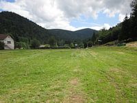 Berglandschap vanuit het dal