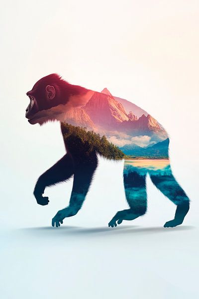 La nature dans l'animal par Poster Art Shop