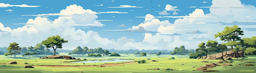 Sri Lanka by Abstract Painting