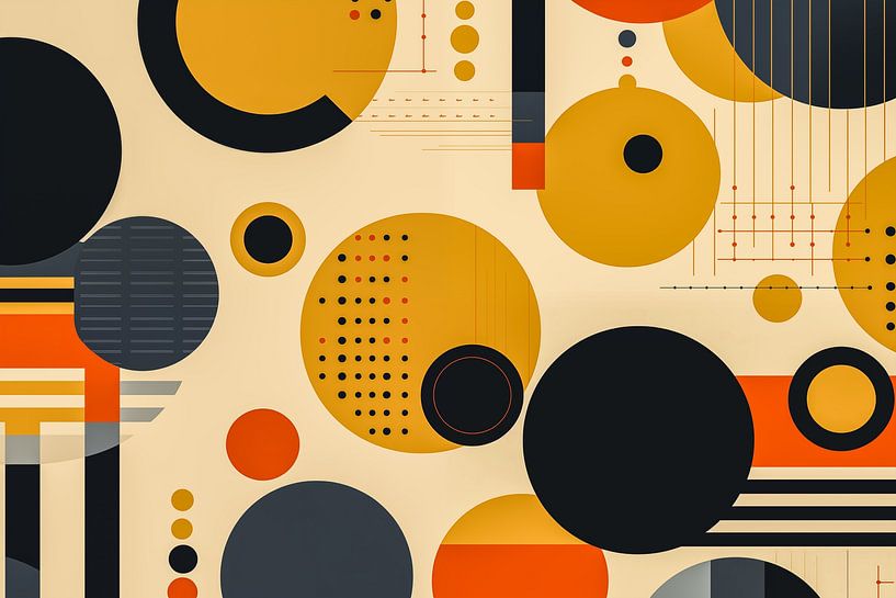 Retro wallpaper in the vintage art style of the 1970s by Animaflora PicsStock