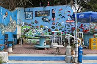 terrasse in einer nachbarschaft in willemstad curacao