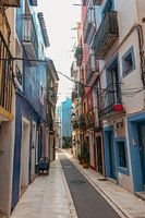 Straße in Villajoyosa, Spanien