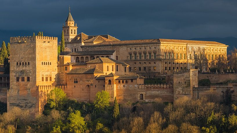 Une soirée à l'Alhambra, Grenade, Espagne par Henk Meijer Photography