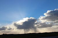 Dunkle Wolken in Noord-Holland