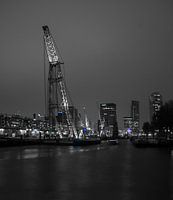 Crane At Night