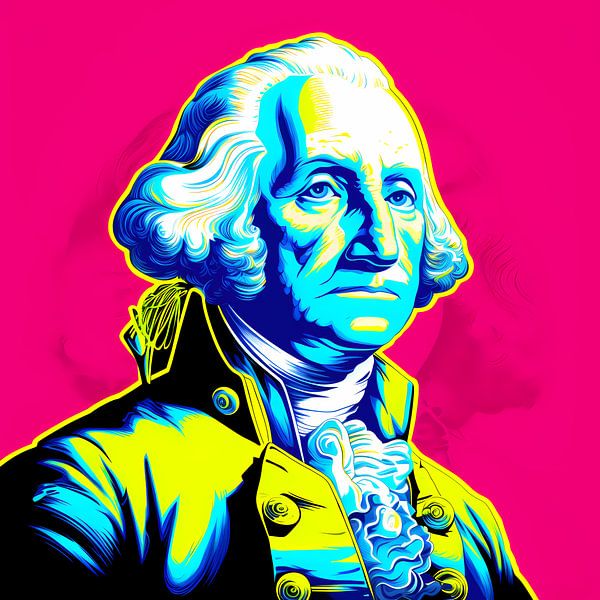 Pink Pop Art: Washington Autumn by Surreal Media