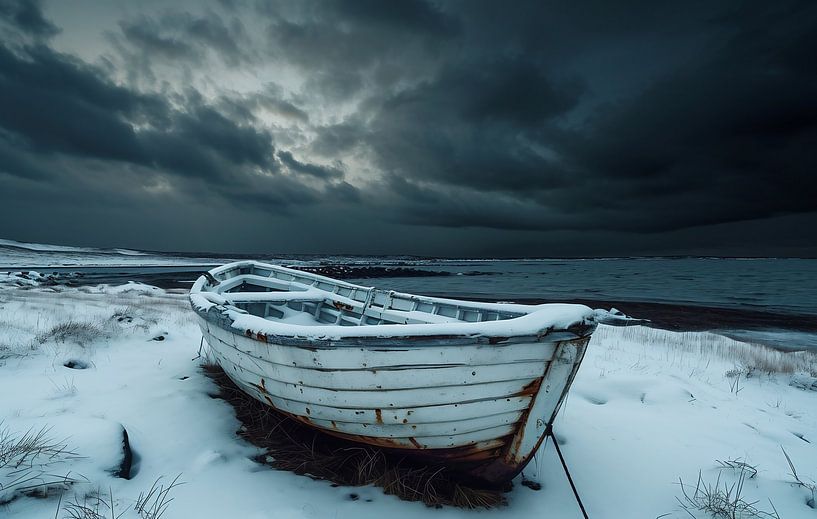 Paysage hivernal par fernlichtsicht