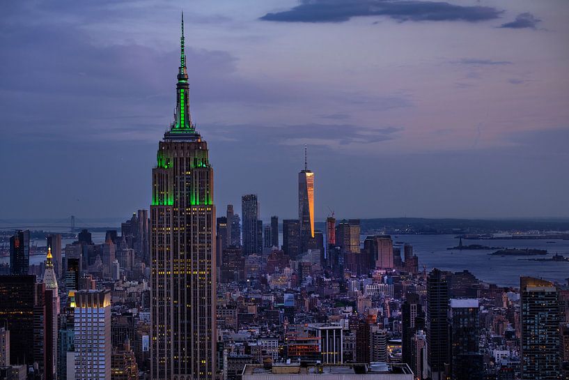 New York   in der Abenddämmerung von Kurt Krause