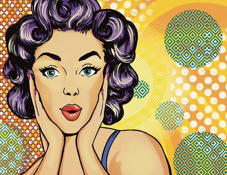 Retro woman by Ljupka Kareska