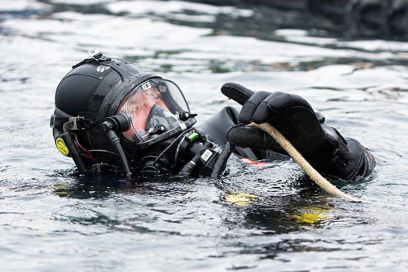 Feuerwehr-Taucher von Bert Meijerink