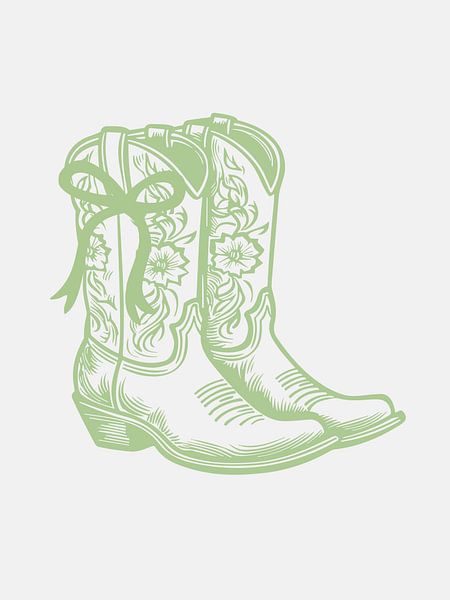 Floral Cowboy Boots by Jolly and Dash